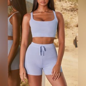 Oh Polly ribbed high waist short set